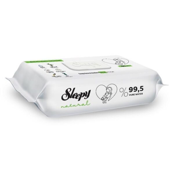 Sleepy Natural – Мокри кърпи 60бр