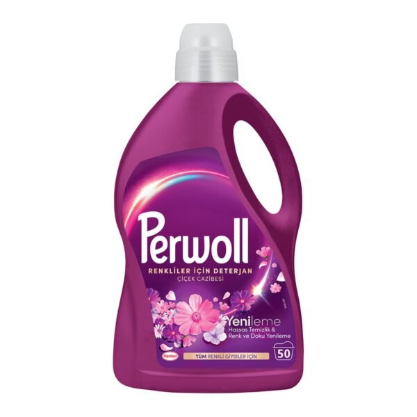 Perwoll Renewal & Flower Charm Течен перилен препарат 50пр